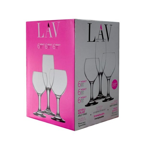 Enssemble des verre de table